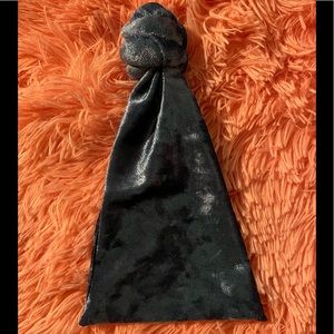 Grey Velvet Baby headwrap